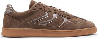 Steve Madden Mens Suede Claymorre 24 D Sneakers - Taupe - Size UK 12