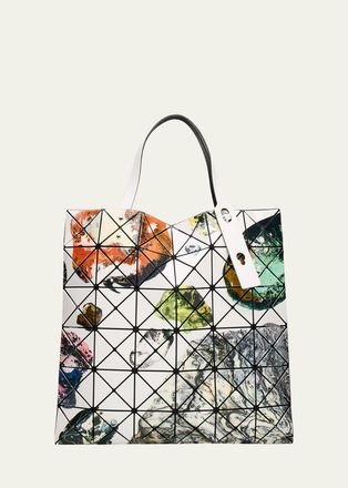 Issey Miyake Cosmic Abstract-Print Geometric Tote Bag