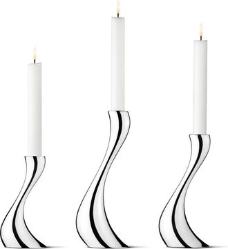 Georg Jensen Cobra Kerzenleuchter, 16, 20 und 24 cm (3er-Set)