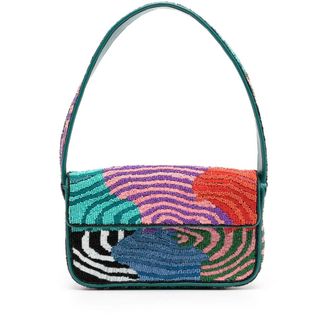 Staud Tommy Beaded Shoulder Bag
