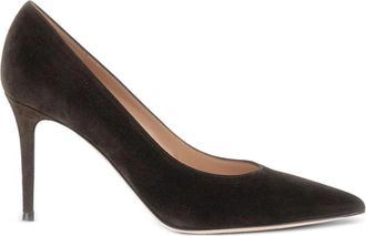Gianvito Rossi 85 Puntige Pumps - Dames - Pumps - Bruin - 36 1/2 EU - Leer - Schoenen
