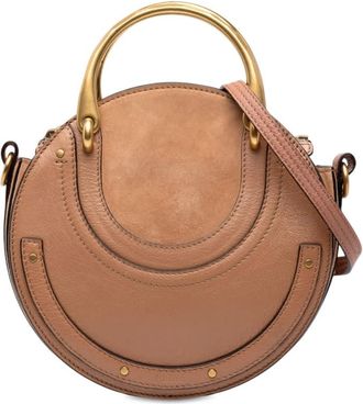 Chlo&eacute; Pre-owned Chloe Small Calfskin and Suede Pixie Satchel Ladies JVIYI1WWTC3ML79P