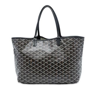 Goyard Pre-owned Womens Goyardine Saint Louis Pm - Black Textile - One Size