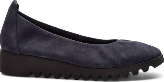 Aetrex Womens Brianna Ballet Flat In Navy