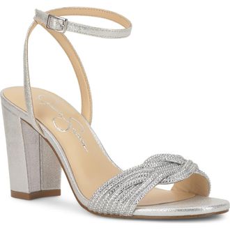 Jessica Simpson Siena Sandal in Silver at Nordstrom, Size 7.5