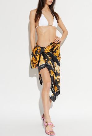 Versace Jeans Couture Baroque Pareo, Womens, Black