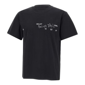 Heliot Emil T-Shirts, male, Black, S, Fulgens T-shirt