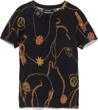 Ralph Lauren Eyelah korte mouw trui - Dames - T-shirts - Veelkleurig - XS - Tops