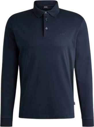 HUGO BOSS Tops > Polo Shirts - Heren - Polos - Blauw - L - Tops
