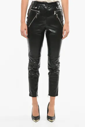 Dolce & Gabbana Pantaloni In Pelle Vegana Regular Fit Dolce & Gabbana