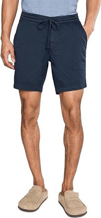 AG - Adriano Goldschmied Oliver Relaxed Drawstring Shorts Mens Shorts Sulfur Modern Navy : SM 7.5, Cotton/Elastane