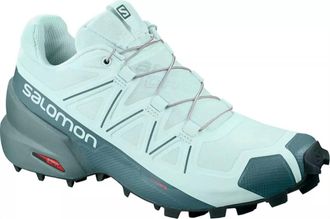Salomon Womens Speedcross 5 Shoe In Icy Morn