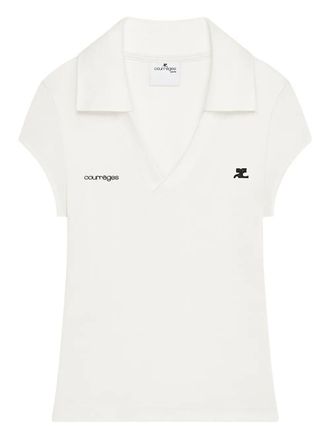 Courr&egrave;ges Sports Cropped Polo