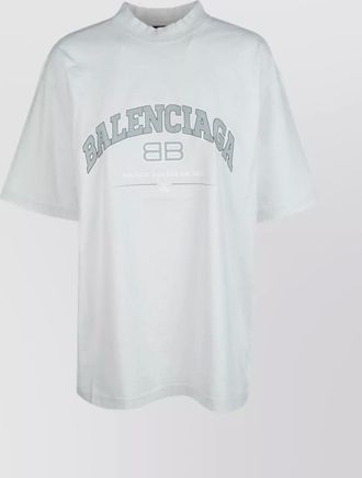 Balenciaga crew neck short sleeves top