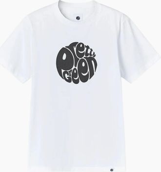Pretty Green Mens Pretty Green Gillespie SS White T-Shirt - Black - Size: 36