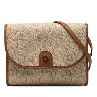 Dior Pre-owned Dior Honeycomb Coated Canvas Crossbody Ladies I0D4F1JFFZZKNJW7
