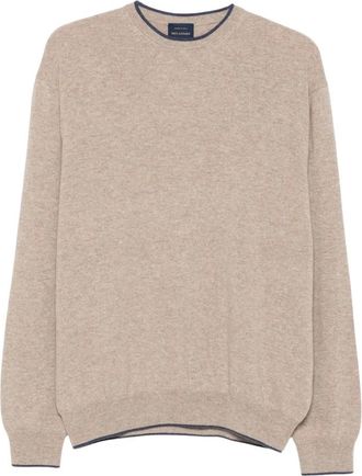 Paul & Shark Truien Bruin - Heren - Cashmere truien - Bruin - L - Kasjmier - Truien & Vesten
