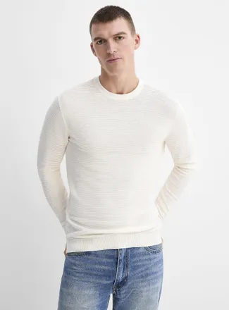 Le 31 Mens Ottoman stripe sweater