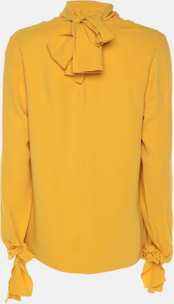 Joseph Yellow Crepe Todd Cady Top
