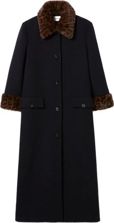 Claudie Pierlot Cappotto con stampa - Blu