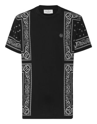 Philipp Plein T-Shirt Ronde Hals Paisley
