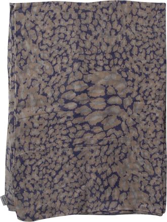 Diane Von Fürstenberg Diane Von Furstenberg Animal Print Scarf in Purple Modal