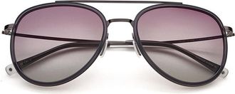 Paradigm 19-35 Gunmetal Mens Sunglasses Grey Size 55