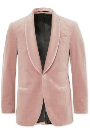 Mr P. Cotton-Blend Velvet Tuxedo Jacket