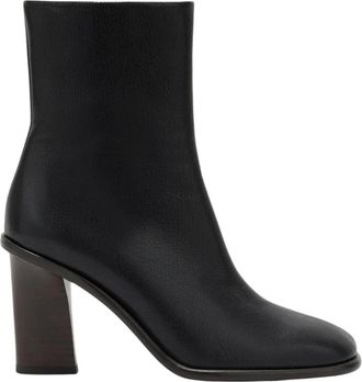 SOEUR Lollie Boots - Dames - Laarzen met Hak - Zwart - 40 EU - Leer - Schoenen