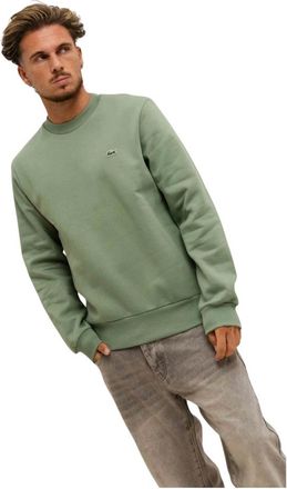 Lacoste Heren, Sweatshirts & Hoodies, Groen, Maat: XL Katoen