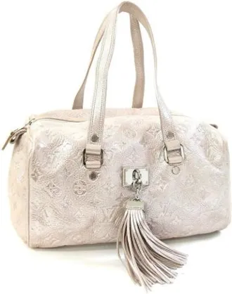 Louis Vuitton Pre-owned Handbags, female, White, Size: ONE SIZE Pre-owned Vintage Handbag