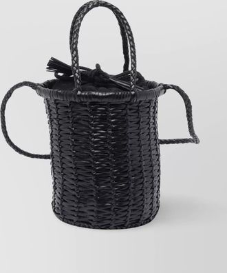 Dragon Diffusion woven texture dual handles shoulder strap