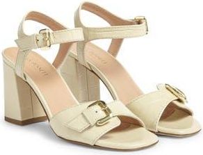 L.k. Bennett Reeva Oloid Ankle Strap Sandal in Cre-Buttercream at Nordstrom Rack, Size 11Us / 42Eu