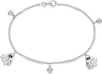 Ross-Simons Sterling Silver Ghost Bracelet With. White Topaz