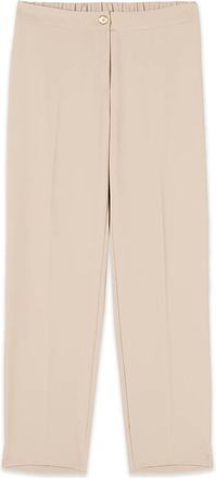 Oltre Broeken, Dames, Beige, XL, Straight Broeken
