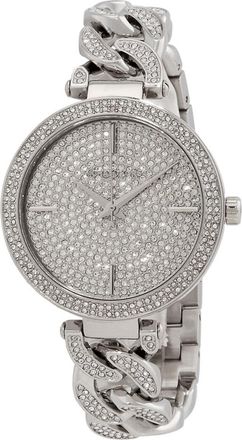 Michael Kors Womens MK4675 Catelyn Silver Dial Ladies Watch Stainless Steel - Size 38mm