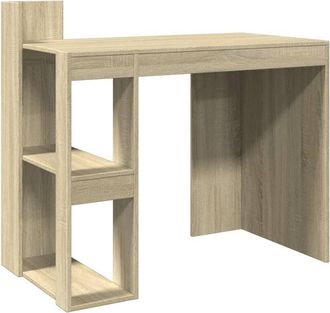 vidaXL Office Desk Sonoma Oak 103.5x56.5x94 cm Engineered Wood Vidaxl