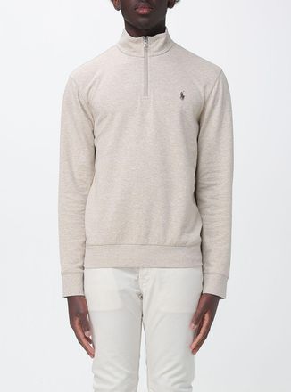 Polo Ralph Lauren Felpa con zip in misto cotone con logo Polo Ralph Lauren