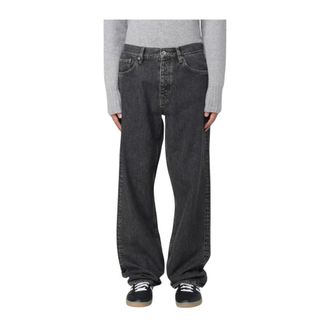 Sunflower Loose Fit Jeans, male, Black, W34, Relaxed Fit Jeans