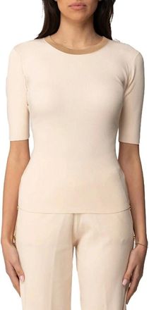 Elisabetta Franchi Mujer, Jerseys, Beige, Talla: L