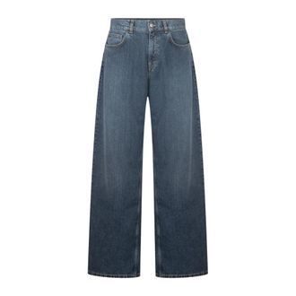 Palm Angels Loose 5 Pockets Jeans - Heren - Jeans - Blauw - Maat: W36 Denim