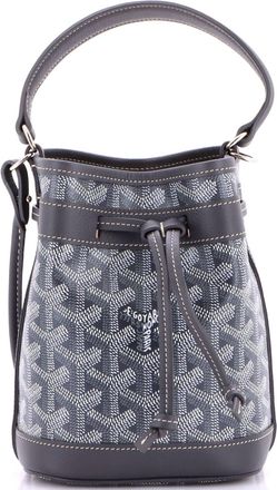 Goyard Petit Flot Bucket Bag Coated Canvas Mini