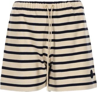 Moncler Beige Stripes Shorts