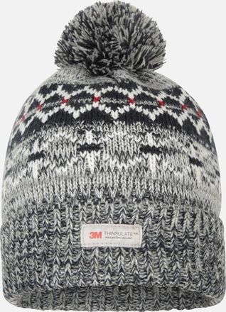 Mountain Warehouse Mens Mountain Warehouse Mens Fair Isle Thinsulate Beanie - Navy - Size: ONE size