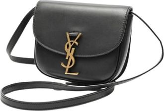 Saint Laurent Pre-owned Vintage Schoudertas - Dames - Vintage Schoudertas - Zwart - ONE Size - Leer - Vintage