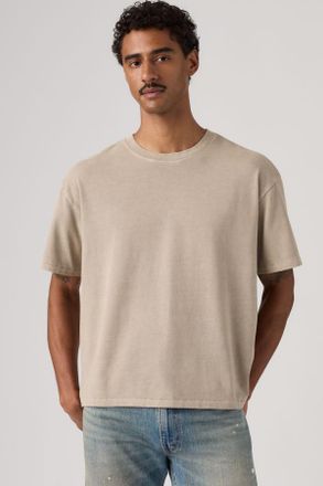 Levi's Boxy Tee - Men - 2XL - Beige / Garment Dye Vintage Khaki