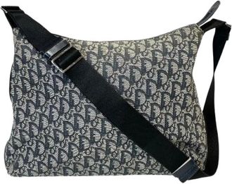 Dior Pre-owned Cross Body Bags, female, Multicolor, Size: ONE SIZE Pre-owned Trotter Canvas Shoulder Bag