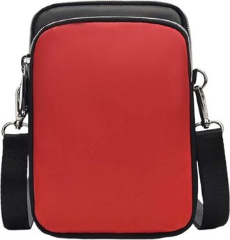 Generic Womens Cross-Body Bags Cross Body Bag Women for Work, Office Knitting Crossbody Bag with Zip Closure, PU with Pockets Purse