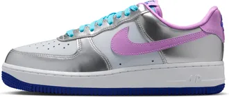 Nike Womens Air Force 1 07 WNBA All-Star Weekend Shoes in Grey | IV5686-001