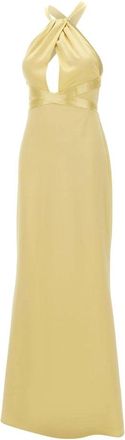 Retrof&ecirc;te Magnolia Jurk - Dames - Maxi kleedjes - Geel - S - Polyester - Kleedjes